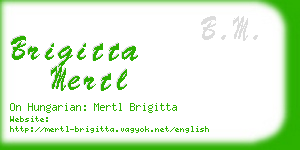 brigitta mertl business card